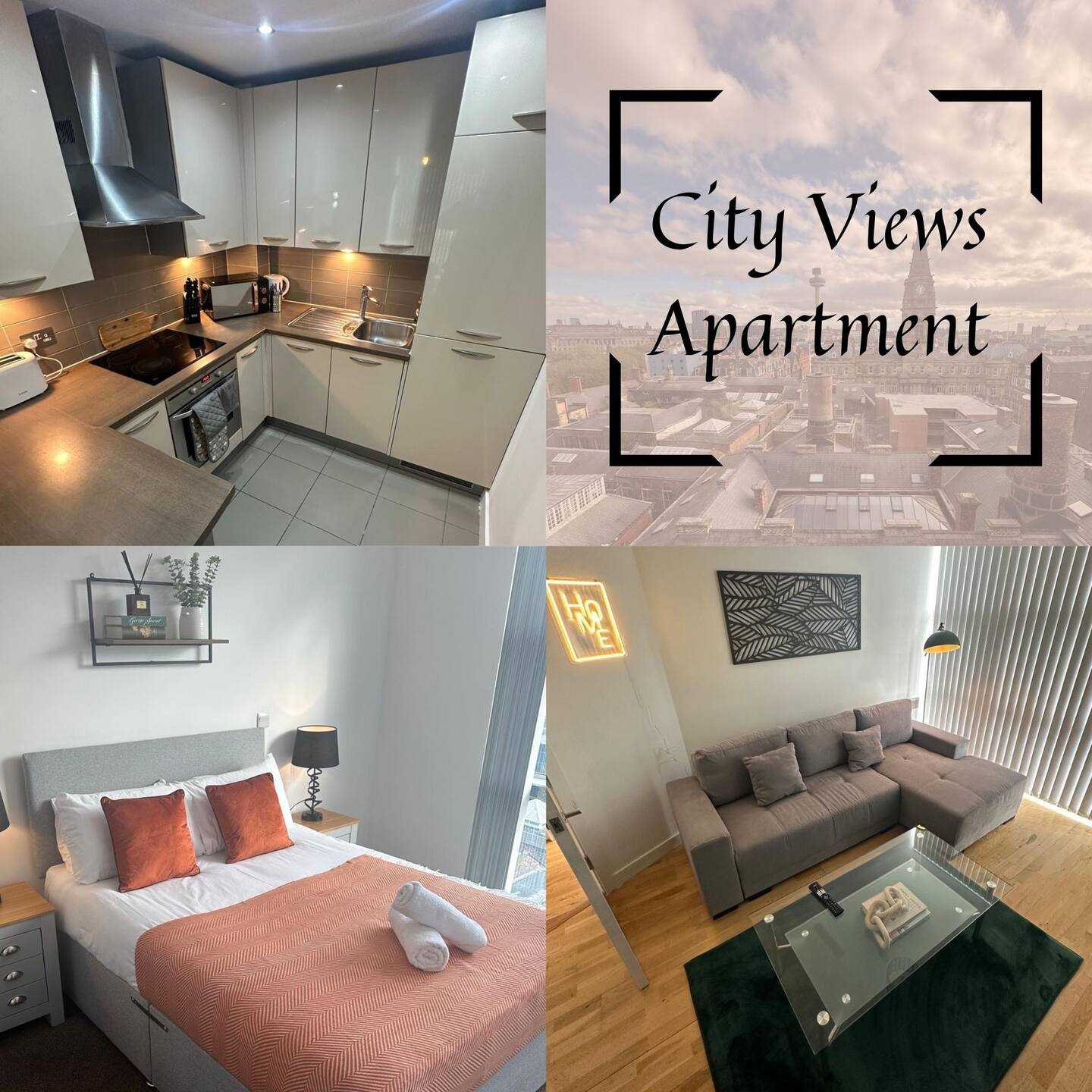 City View One Bedroom Apartment by StaySavvy Accommodation serviced apartment - Liverpool - VivreStays