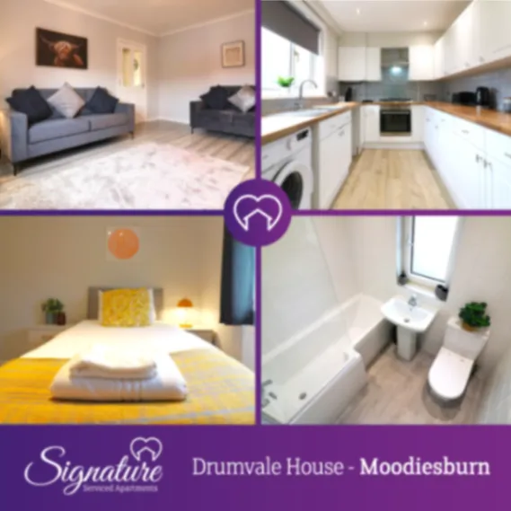 View Drumvale House - Moodiesburn Moodiesburn - Apartment Drumvale House - Moodiesburn Moodiesburn - Apartment serviced apartment - Glasgow - VivreStays