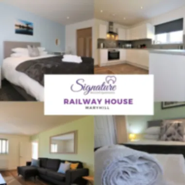 Railway House 5 bed - Maryhill Glasgow - Apartment serviced apartment - Glasgow - VivreStays