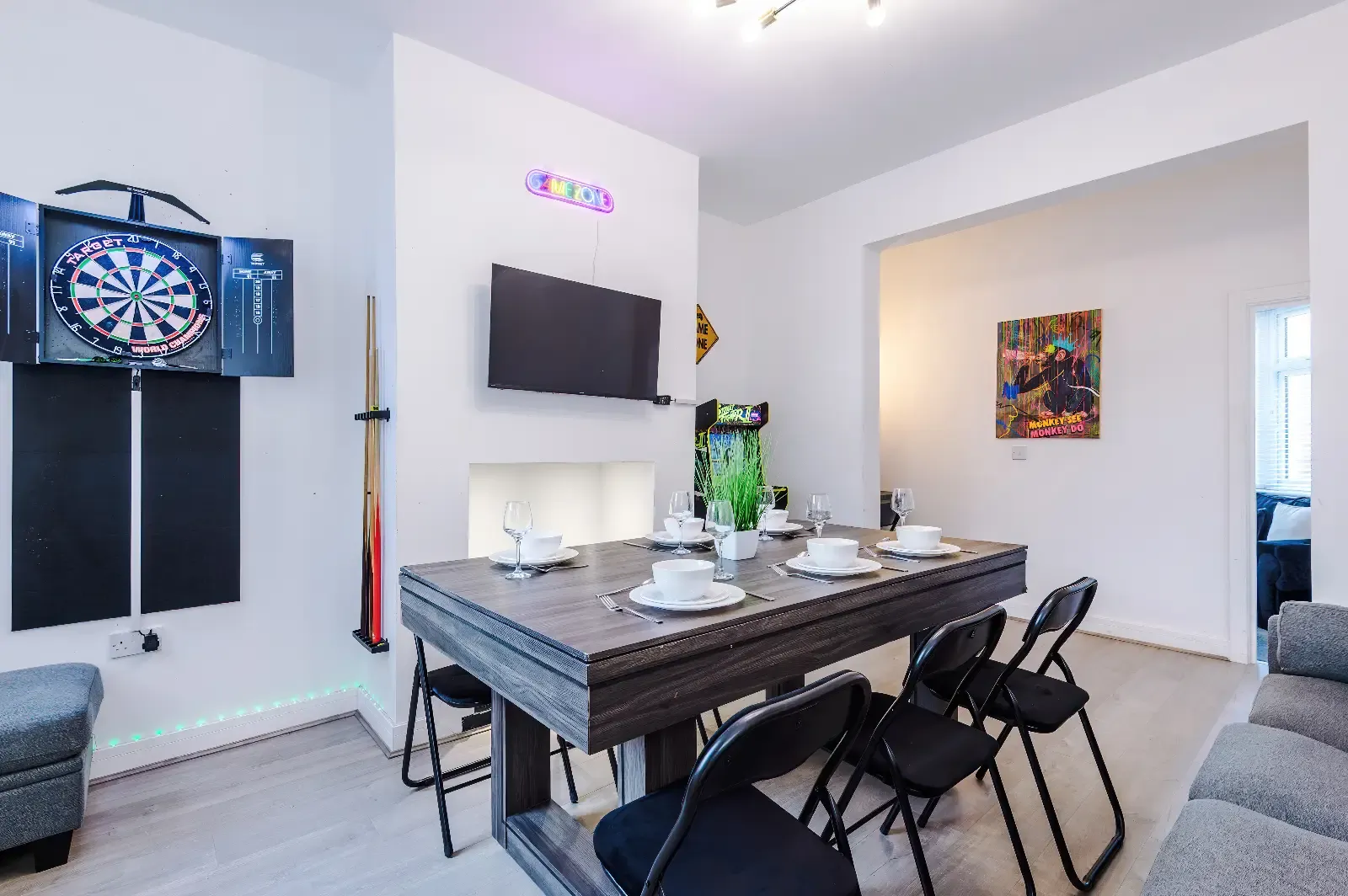 Game Zone | Near Trafford Centre | Sleeps 8 in 470 Liverpool Road, M30 7HZ - Property image 13 - VivreStays