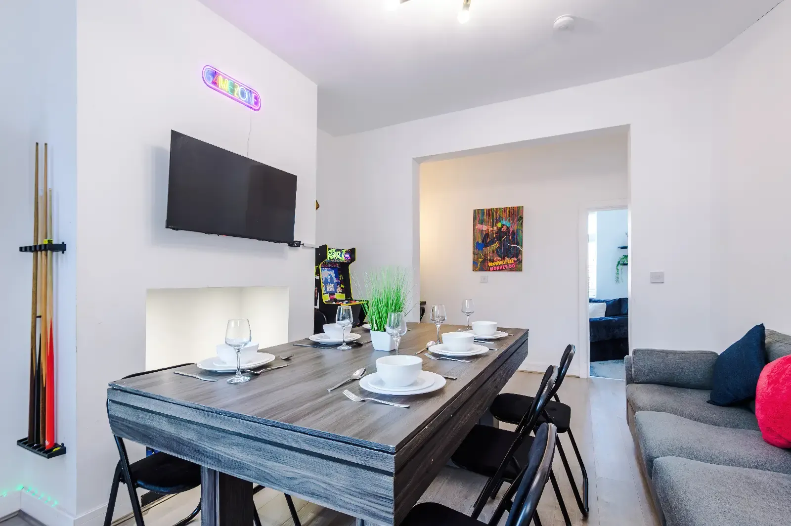 Game Zone | Near Trafford Centre | Sleeps 8 in 470 Liverpool Road, M30 7HZ - Property image 14 - VivreStays