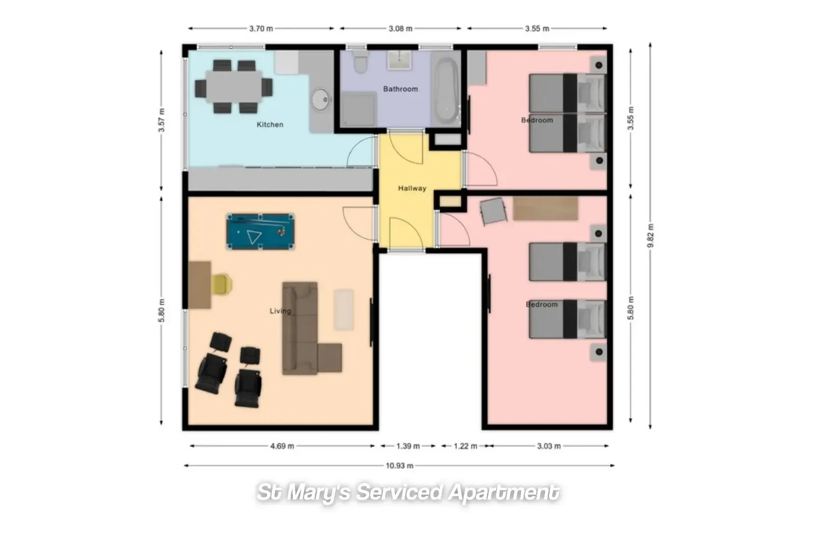 St. Mary's Apartment serviced apartment - Huntingdon - VivreStays
