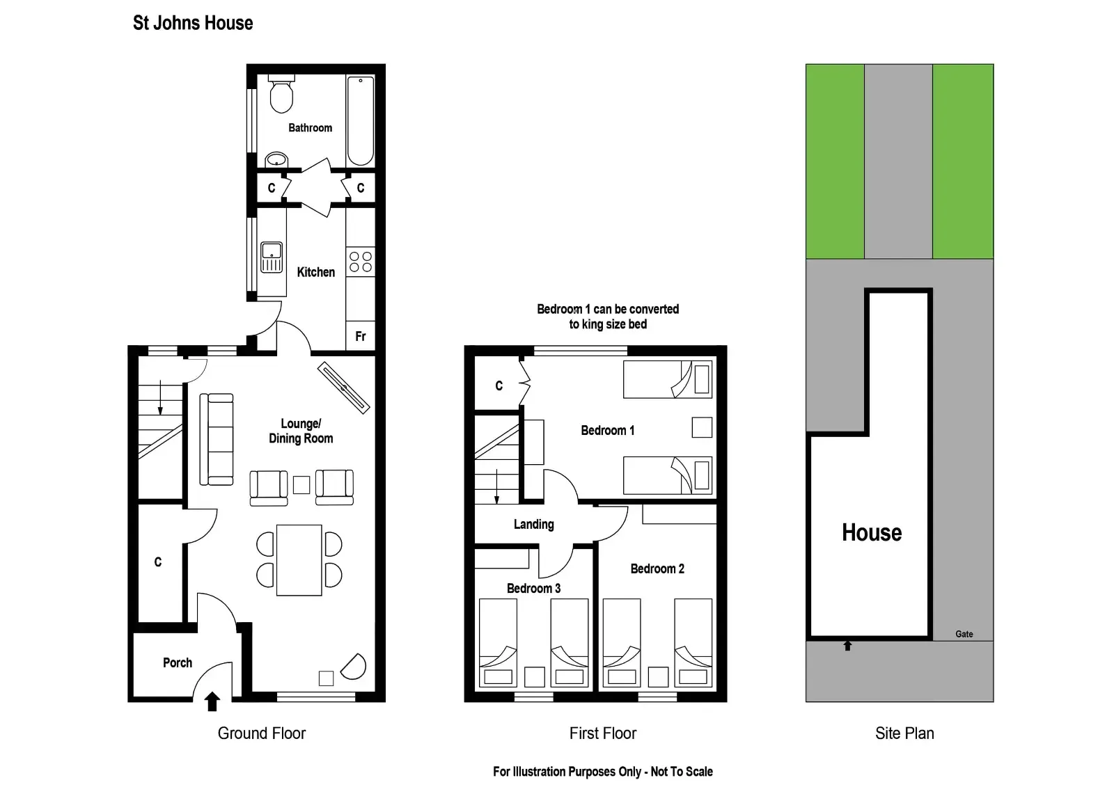 Spacious 3 BR House |6 Guest | Free Parking | Garden in DN12 1AS, Doncaster, South Yorkshire, England, United Kingdom - Property image 14 - VivreStays